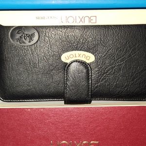 Buxton Model 39 Ensemble Clutch Black